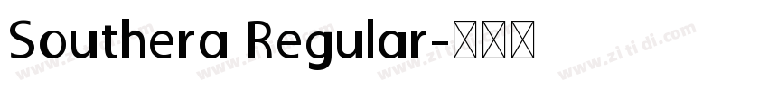 Southera Regular字体转换